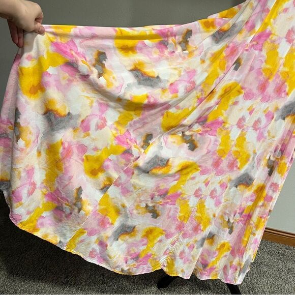 Torrid Maxi Challis Trapeze Dress with adjustable straps - Picture 7 of 14